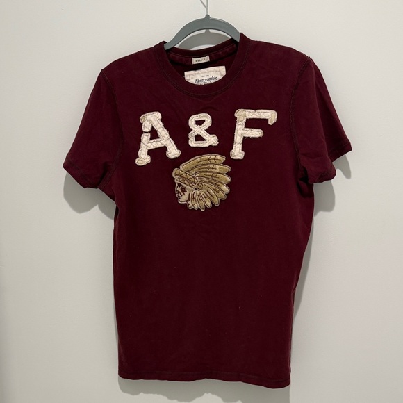 Abercrombie & Fitch Other - Vintage Abercrombie & Fitch Maroon Tee with Logo